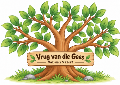 Interactive Fruit of the Spirit Bible Activity | A4 Tree & 9 Velcro Fruits