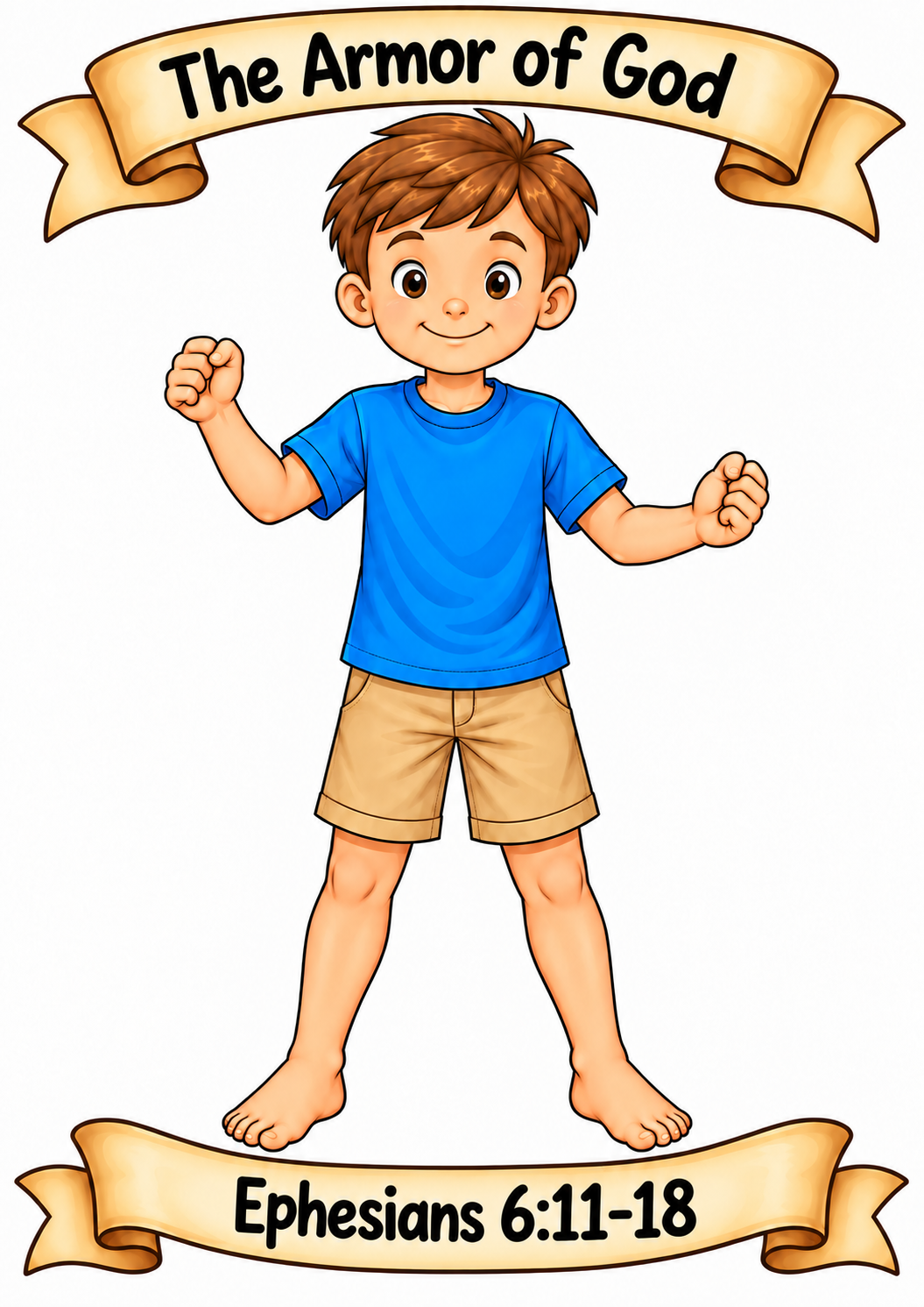 The Armor of God Interactive Bible Learning Activity for Kids